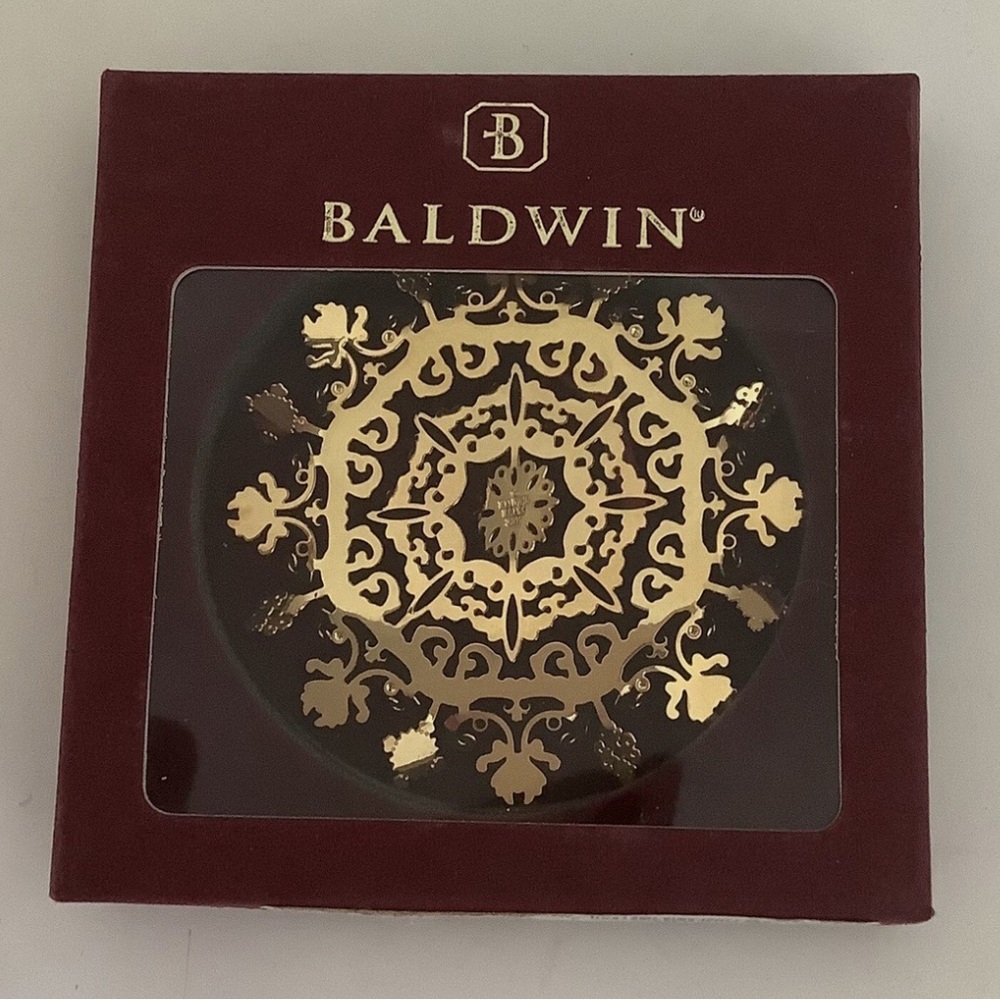 Baldwin 24k Christmas ornament